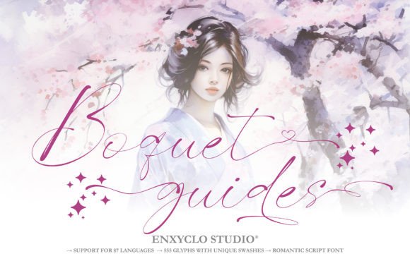 Bouquet Guides Font: Where Romantic Script Meets Practical Design