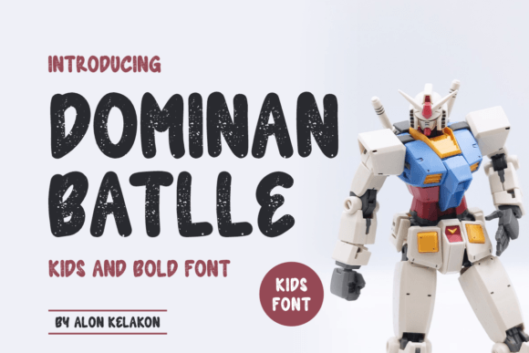 Dominan Battle Font: A Playful Typeface for Friendly Design