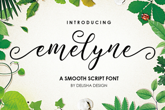 Emelyne Script Font: Where Modern Elegance Meets Versatile Design