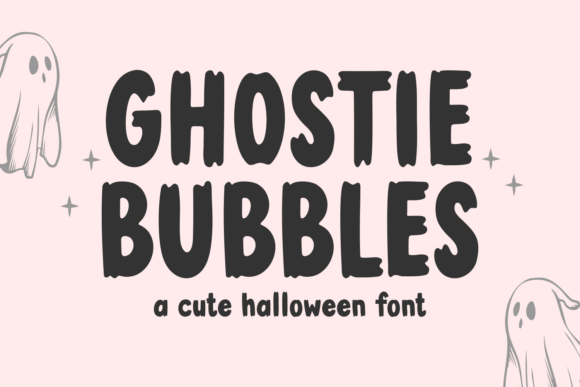 Ghostie Bubbles Font: Your Friendly Halloween Typeface