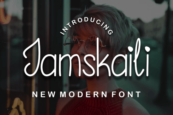 Jamskaili Font: A Handwritten Typeface with Elegant Style