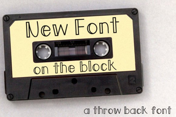 New Font on the Block: A Handwritten Typeface with Nostalgic Charm
