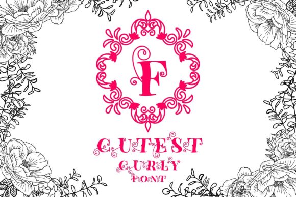 Playful Branding: The Cutest Curly Font Monogram for Modern Design