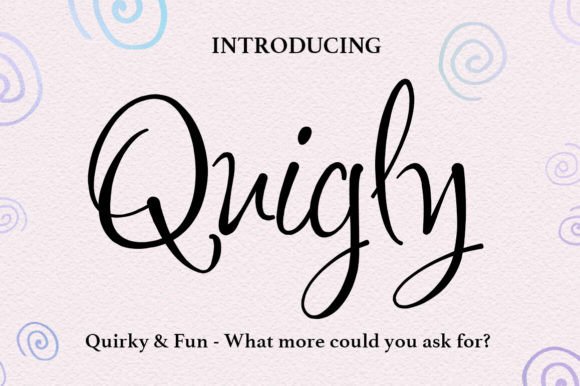 Quigley Font: A Quirky Bold Little Font to Add Fun