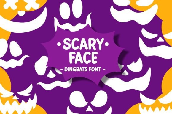 Scary Face Font: A Pumpkin-Powered Type for Halloween Projects