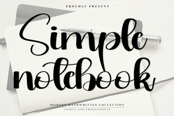 Simple Notebook Font: Capture Authentic, Effortless Handwriting
