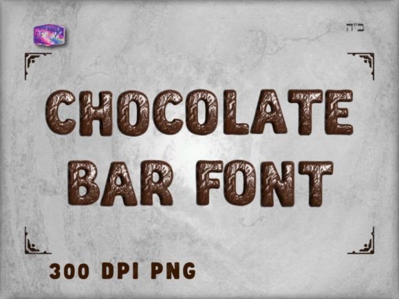 Unwrap the Fun: The 3D Chocolate Bar Font for Sweet Designs