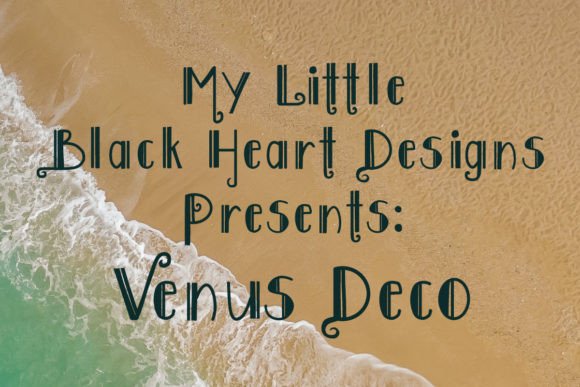 Venus Deco Font: Where Handwritten Charm Meets Art Deco Elegance