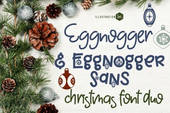 Warm Up Your Winter Designs with the Eggnogger Font Duo