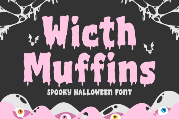 Witch Muffins: Where Spooky Meets Sweet in Font Design